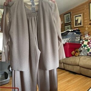 R&M Richard’s sparkly three piece pants suit